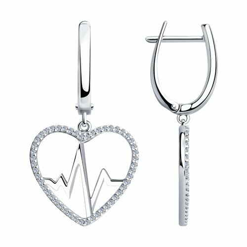Ohrringe 925 Sterlingsilber Damen Ohrschmuck Zirkonia Rhod. Neu Eliteschmuck