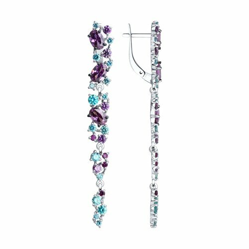 Ohrringe 925 Sterlingsilber Damen Ohrschmuck Zirkonia Rhod. Neu Eliteschmuck