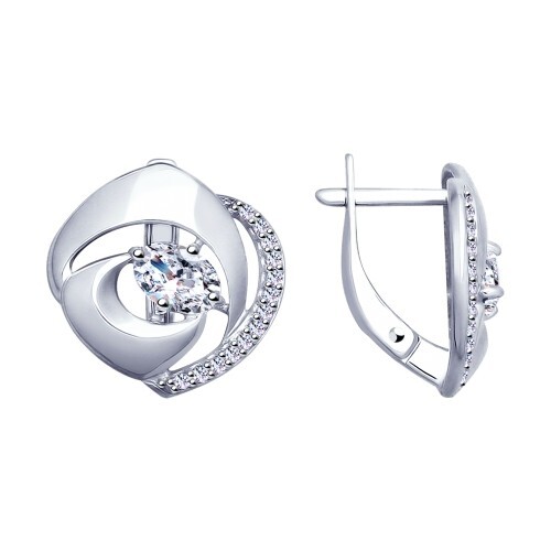 Ohrringe 925 Sterlingsilber Damen Ohrschmuck Zirkonia Neu Eliteschmuck