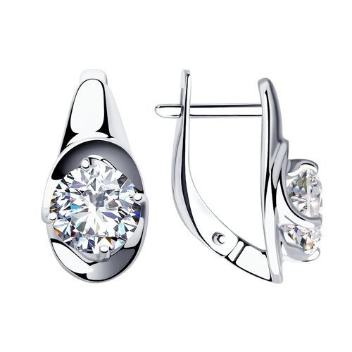Ohrringe 925 Sterlingsilber Damen Ohrschmuck Zirkonia Neu Eliteschmuck