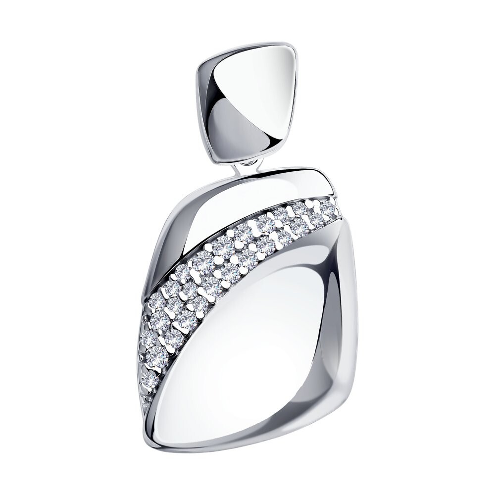 Anhänger 925 Sterlingsilber Damen Echtschmuck Zirkonia Neu Eliteschmuck