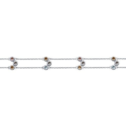 Armband mit Kristalle von Swarovski 925 Sterlingsilber Neu Eliteschmuck