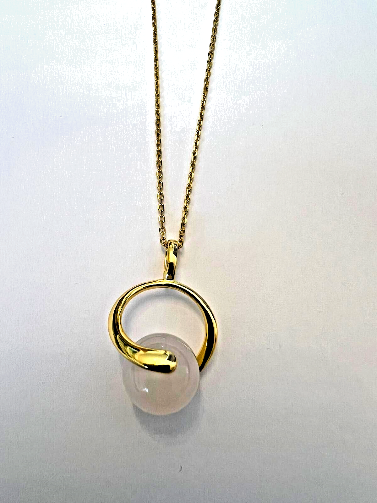 Kette Sterlingsilber 925 Damenschmuck Quarz Weiß Neu Eliteschmuck