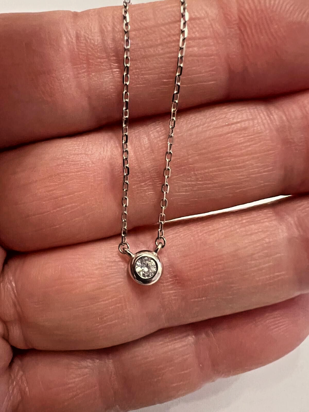 Collier Kette Sterlingsilber 925 Damen Echtschmuck Zirkonia Neu Eliteschmuck