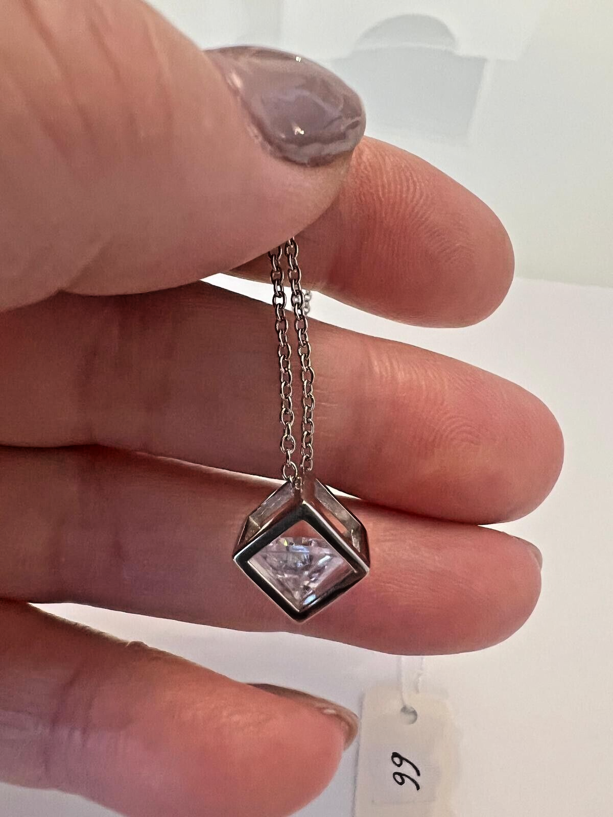 Collier Kette Sterlingsilber 925 Damen Echtschmuck Zirkonia Neu Eliteschmuck