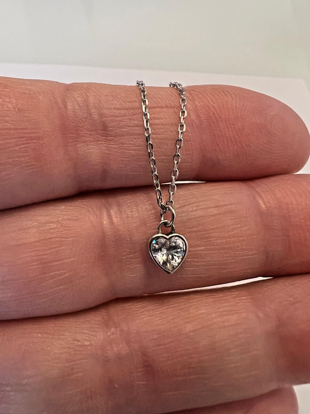 Collier Kette Sterlingsilber 925 Damen Echtschmuck Zirkonia Neu Eliteschmuck