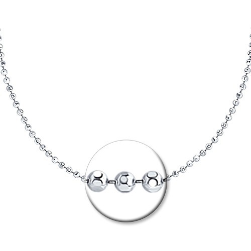 Kette Sterlingsilber 925 Echtschmuck Rhodiniert Neu Eliteschmuck