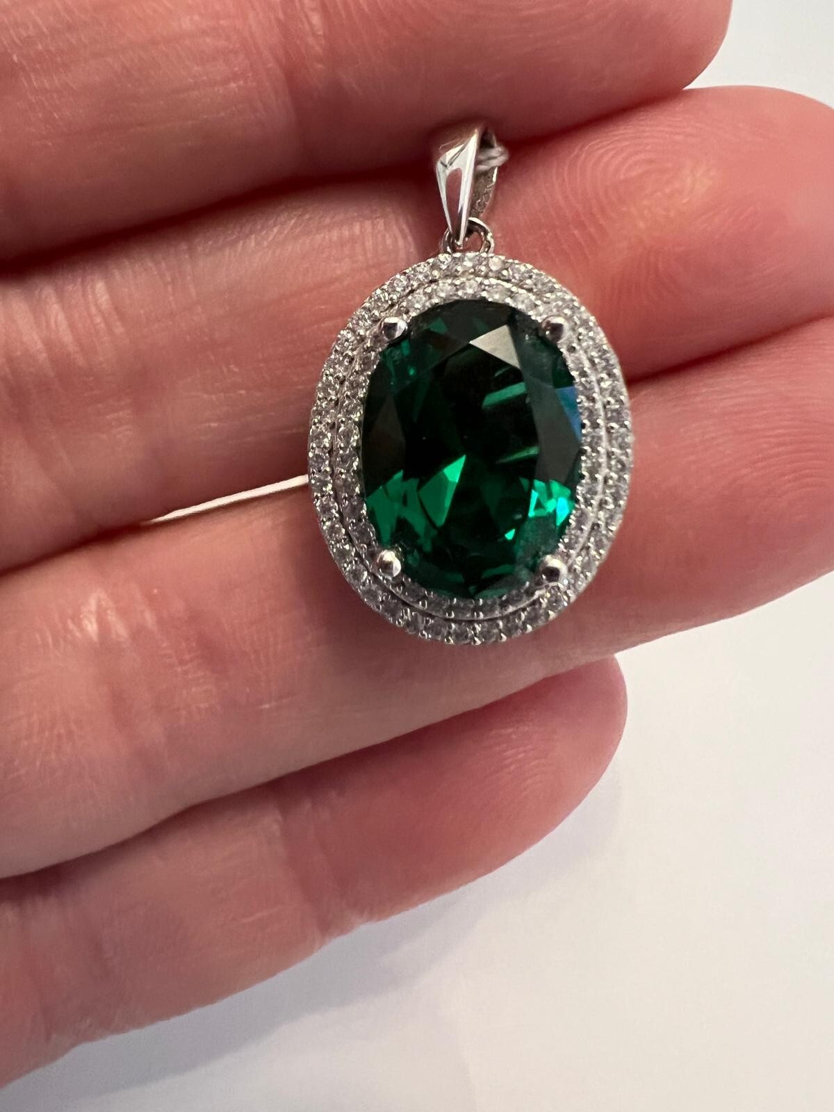 Anhänger 925 Sterlingsilber Damen Echtschmuck Zirkonia Neu Eliteschmuck