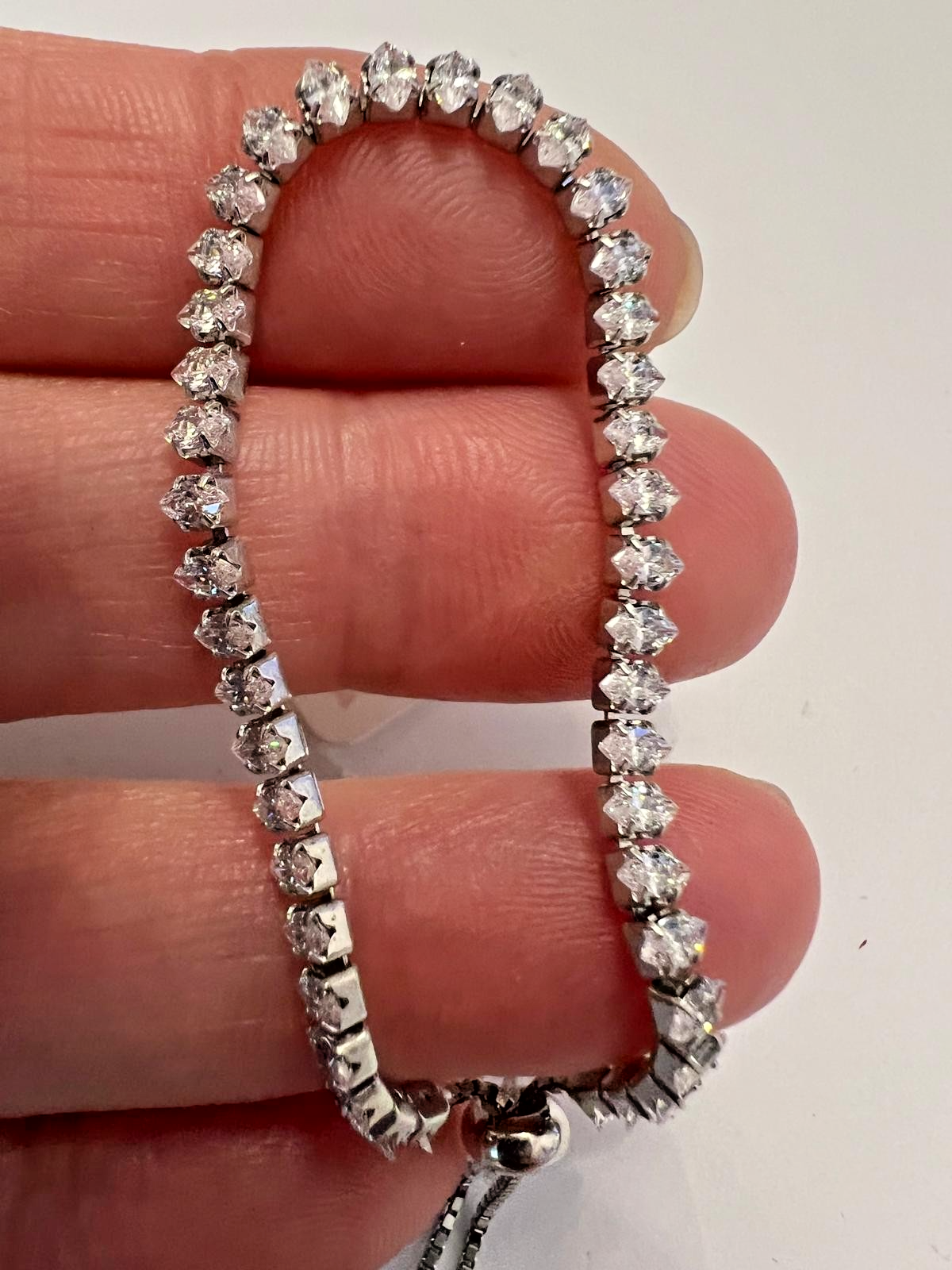 Armband 925 Sterlingsilber Zirkonia Echtschmuck Rhodiniert Neu Eliteschmuck