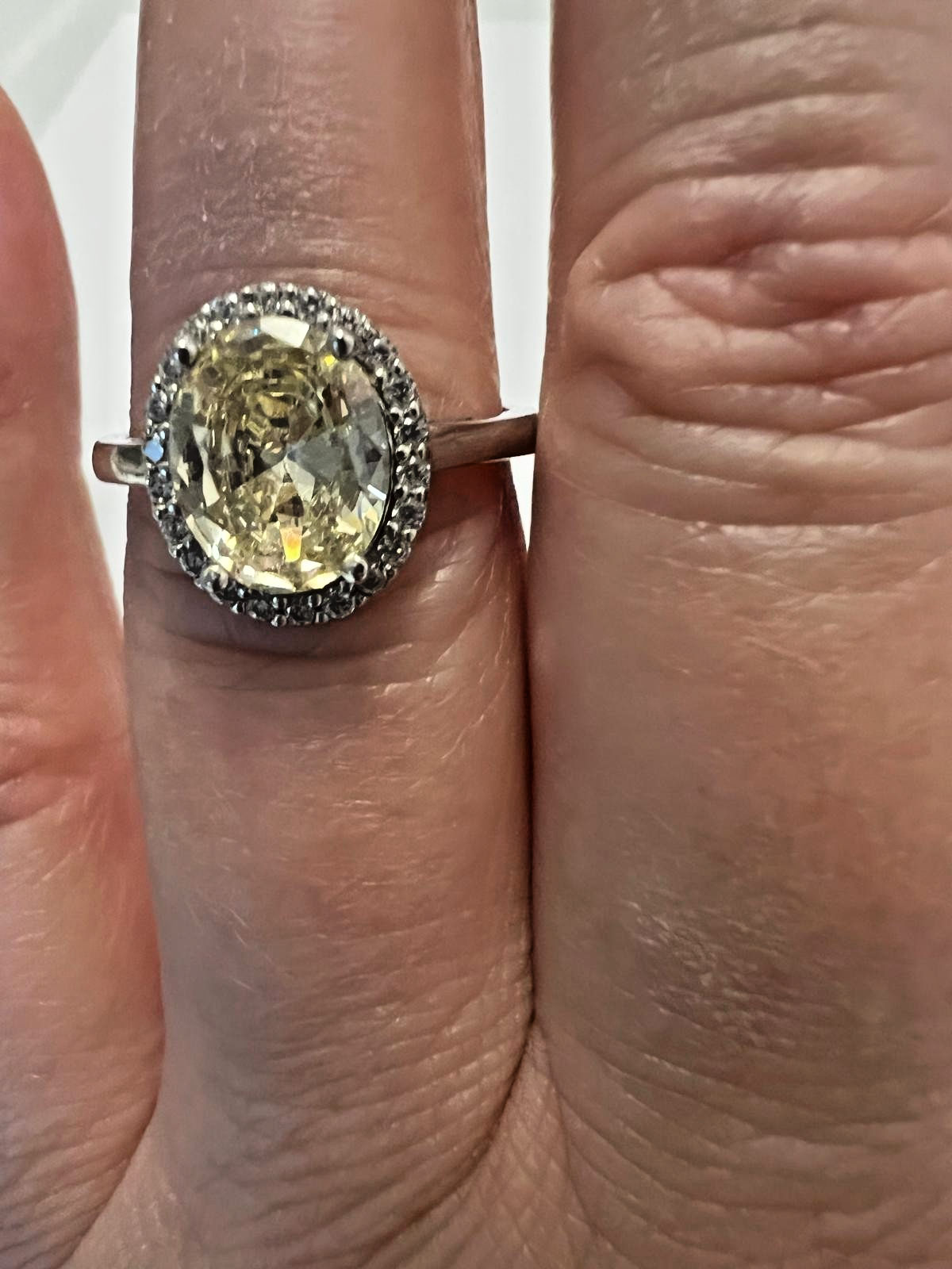 Ring Sterlingsilber 925 Damen Echtschmuck Zirkonia Gelb Neu Eliteschmuck