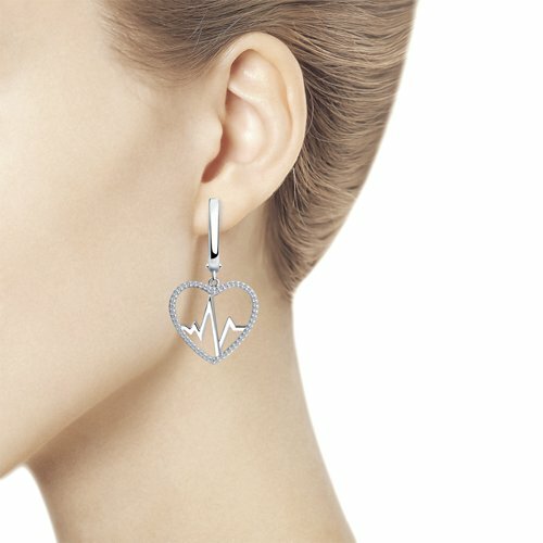 Ohrringe 925 Sterlingsilber Damen Ohrschmuck Zirkonia Rhod. Neu Eliteschmuck gallery