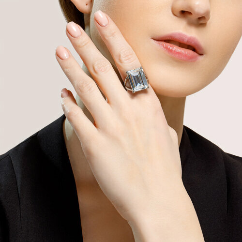 Ring mit Kristalle von Swarovski Sterlingsilber 925 Neu Eliteschmuck gallery