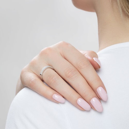 Ring Sterlingsilber 925 Damen Echtschmuck Zirkonia Rhodiniert Neu Eliteschmuck  gallery
