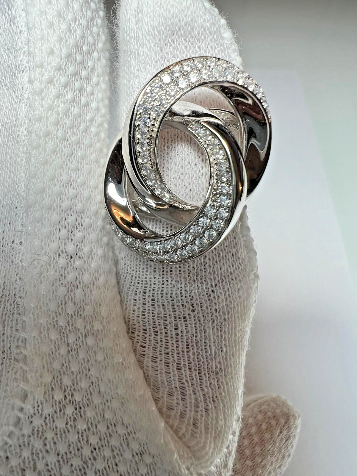 Ring Sterlingsilber 925 Damen Echtschmuck Zirkonia Rhodiniert Neu Eliteschmuck  gallery