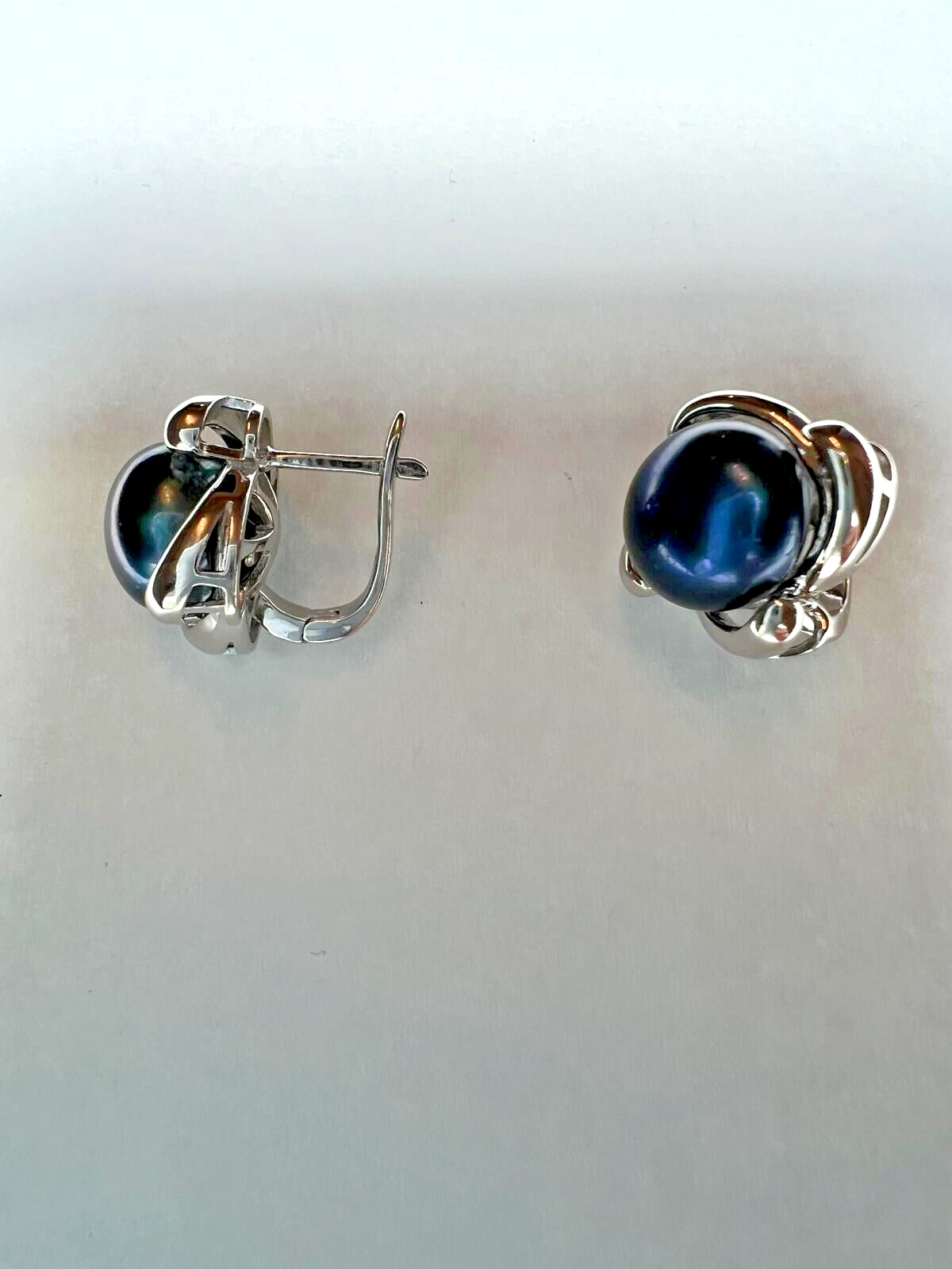 Ohrringe 925 Sterlingsilber Damen Ohrschmuck Perle Blau Neu Eliteschmuck gallery