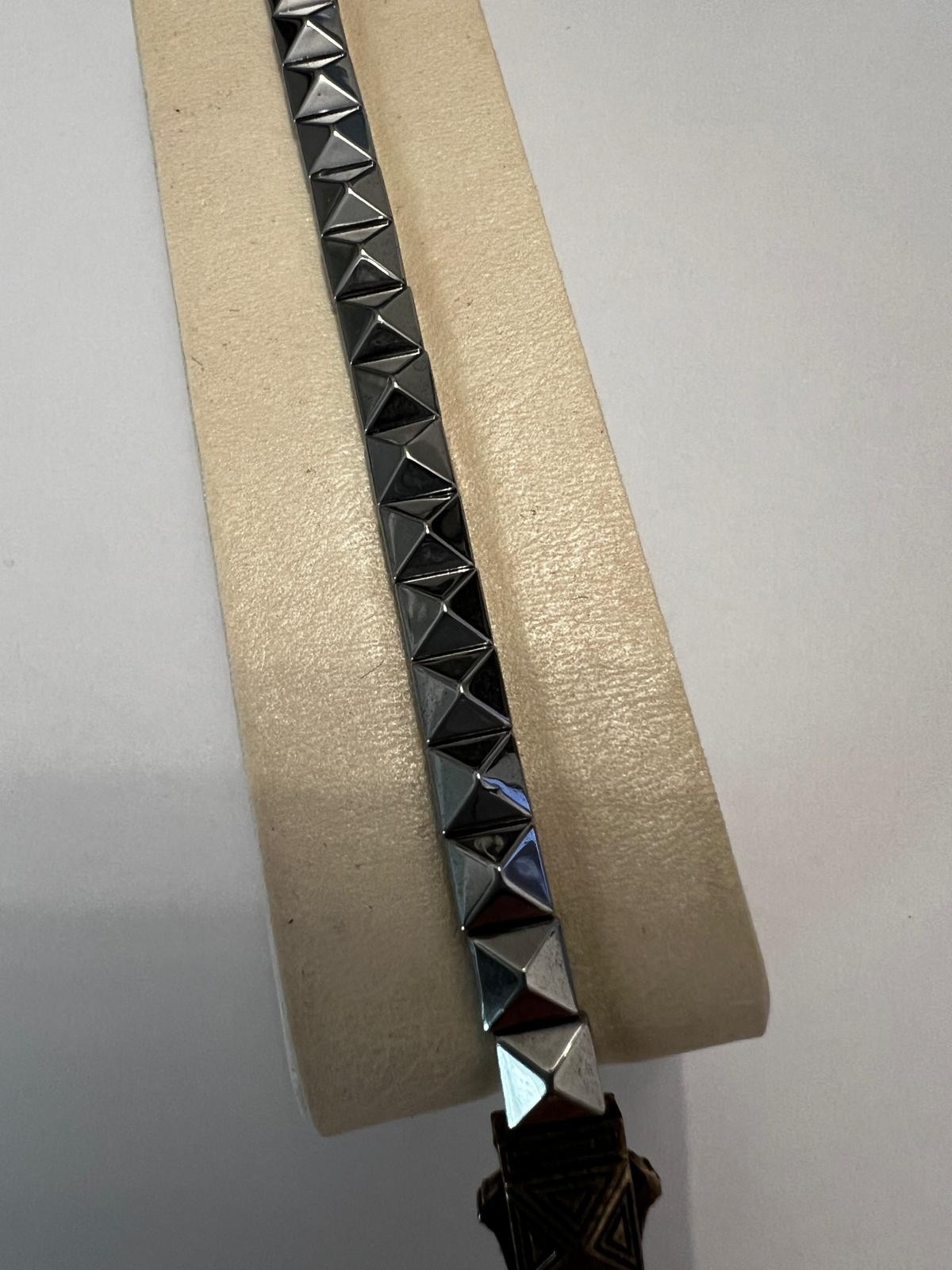 Armband Stahl Schwarz 925 Sterlingsilber Herrenschmuck Neu Eliteschmuck gallery